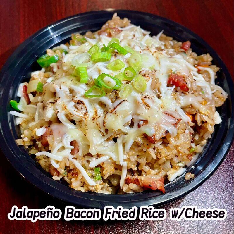 Jalapeno Bacon Fried Rice w/cheese