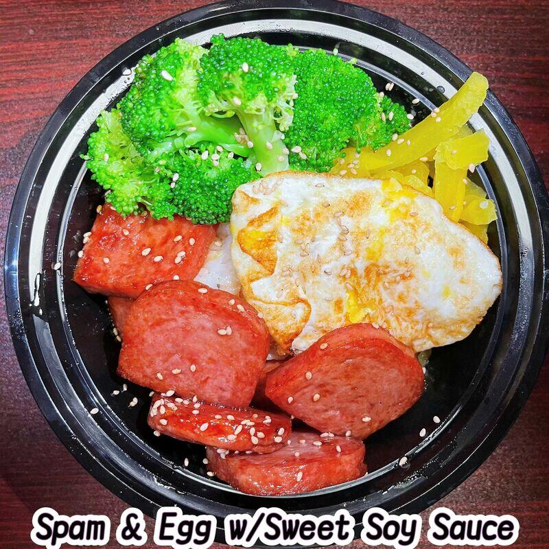 Spam & Egg w/ Sweet Soy Sauce