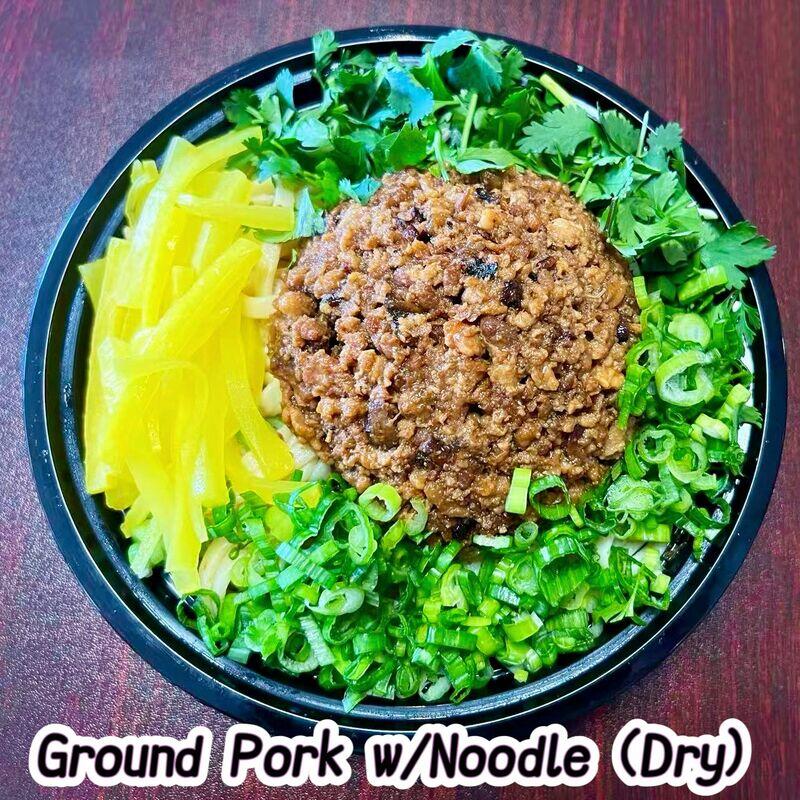 Ground Pork w/ Noodle (Dry)
