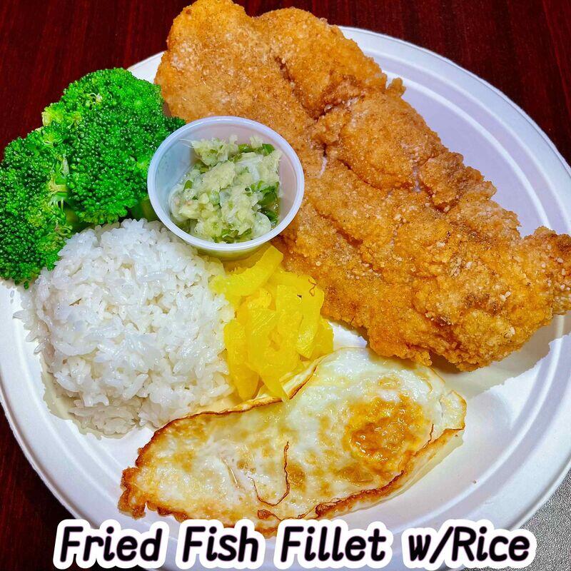 Fried Fish Fillet w/ Rice