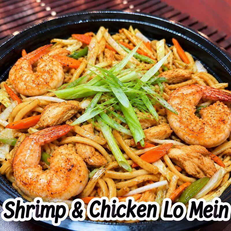 Shrimp & Chicken Lo Mein